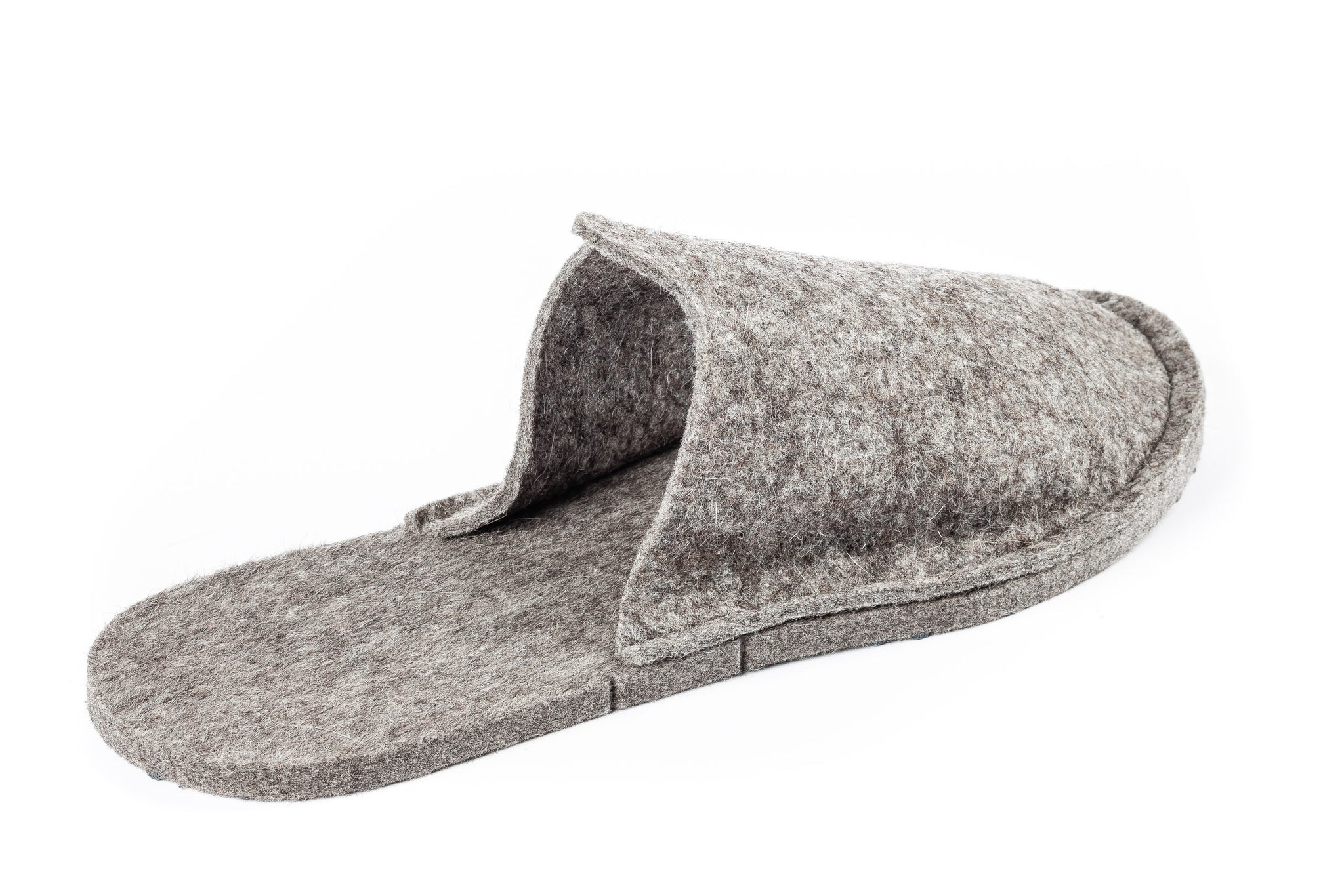 Pantofole in feltro da ospite, grigio – Orthopant