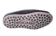 Carica l&#39;immagine nel visualizzatore di Gallery, Pantofole in feltro BAITA - antracite con bordo grigio